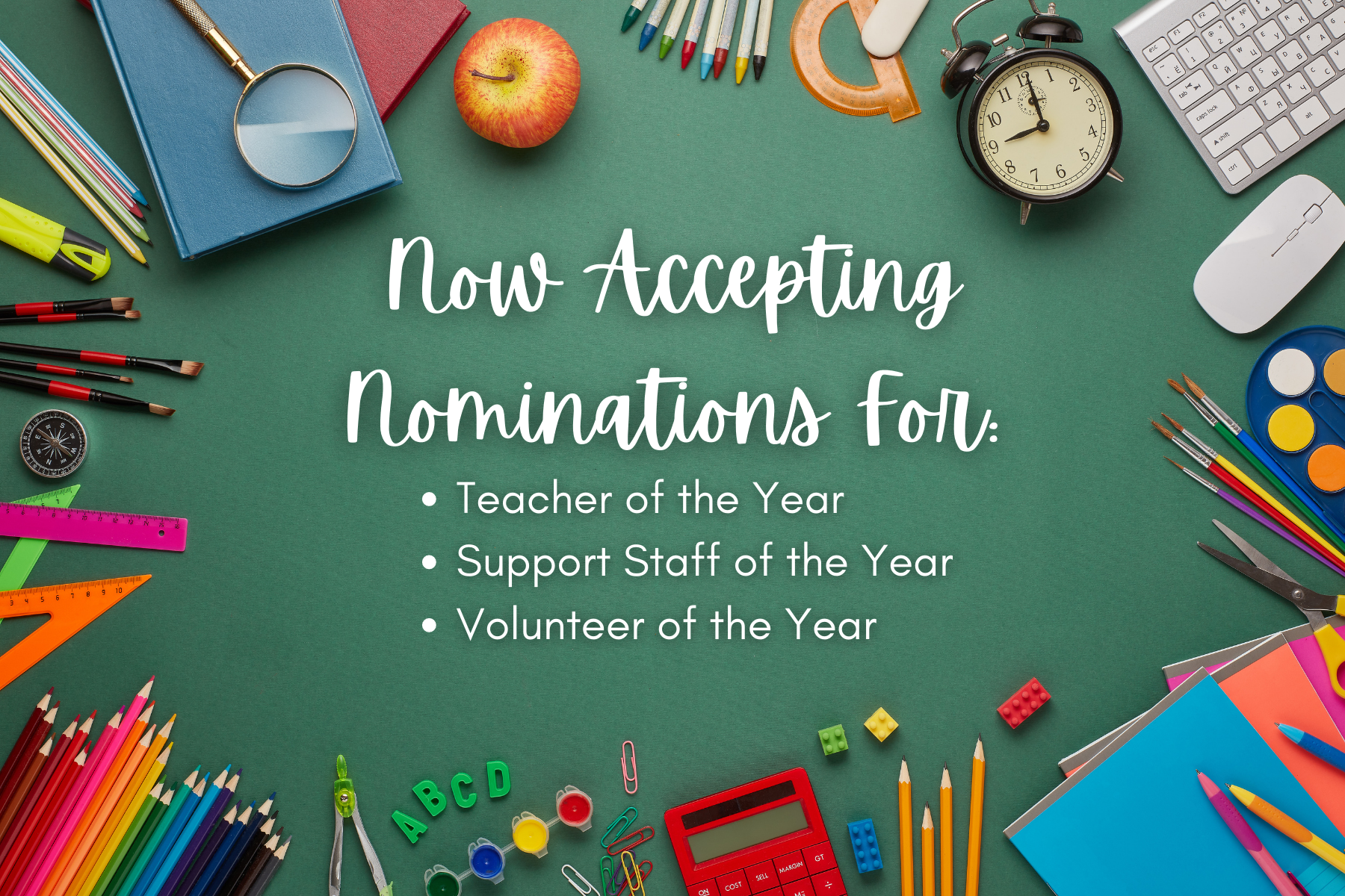 Teacher, Support Staff & Volunteer of the Year
