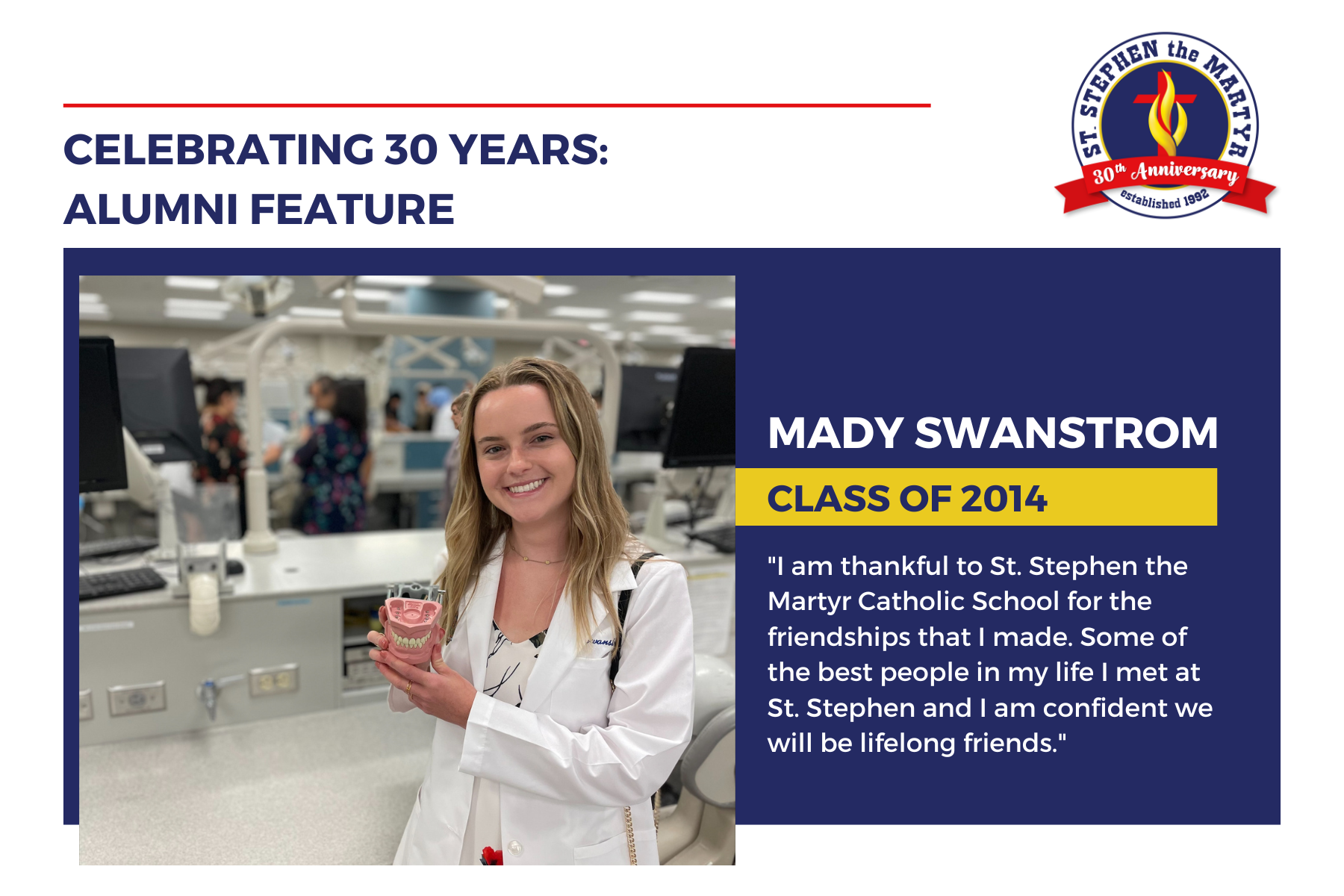 Alumni Feature: Mady Swanstrom, Class of 2014