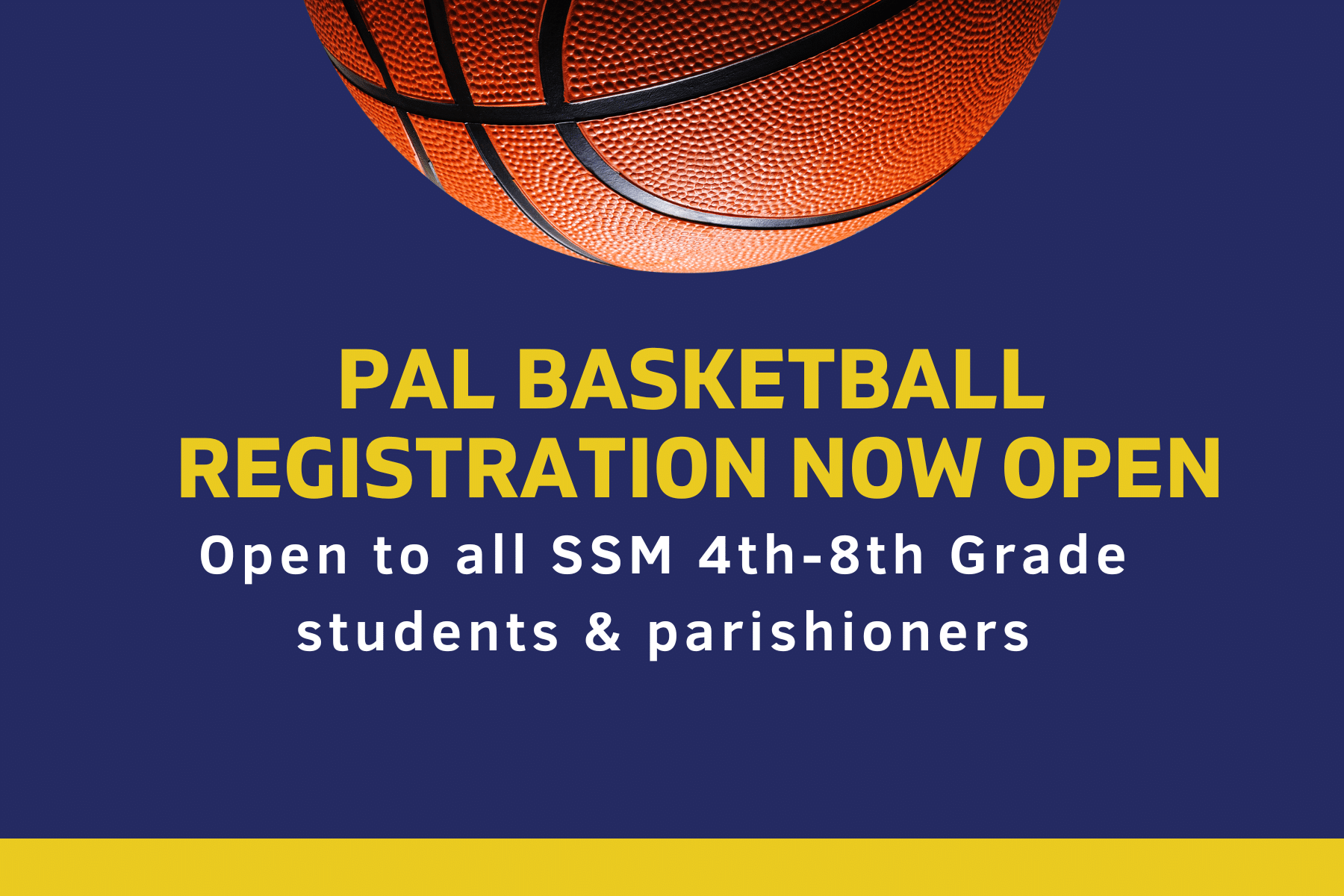 Basketball Registration Now Open