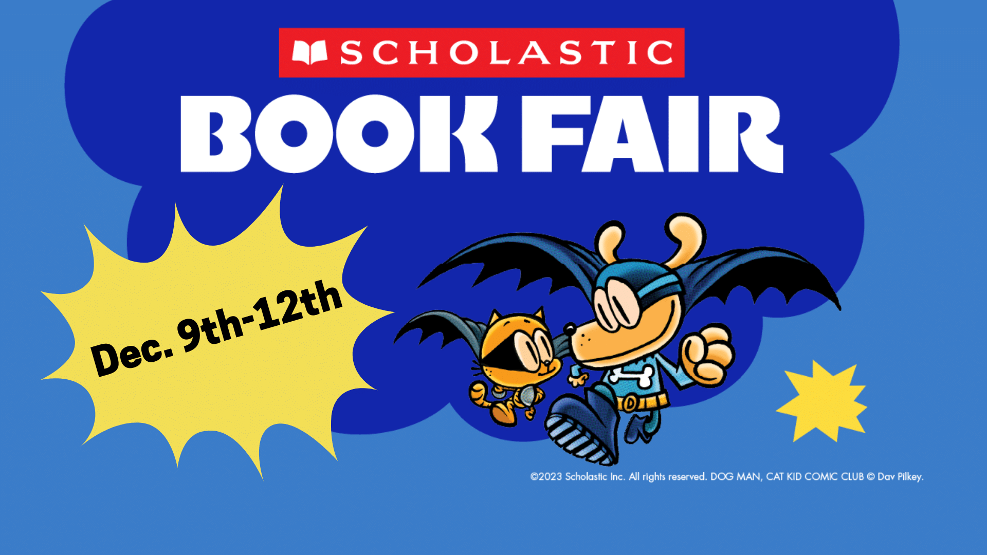 Winter Book Fair: Dec. 9-12th