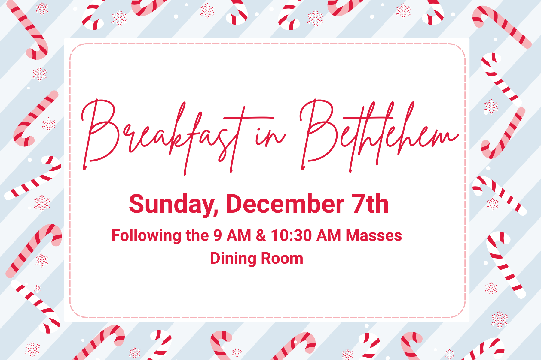 Breakfast in Bethlehem