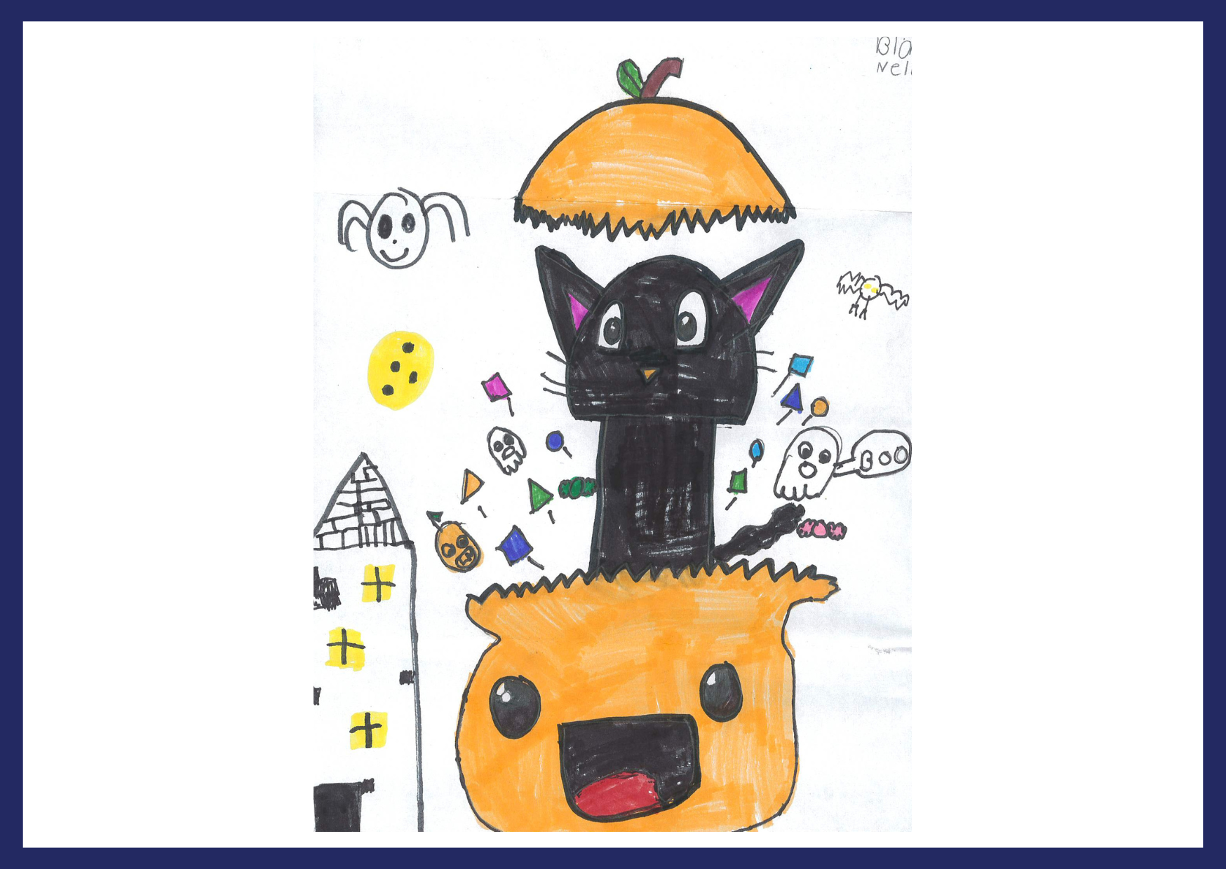 Cat in Pumpkin - Blakely - 1C